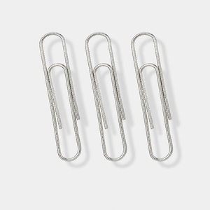 【龍品文創】力大 ABEL 45205 50mm筒裝銀色迴紋針 150支