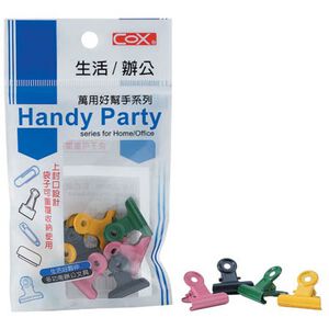 COX三燕 22mm彩色鐵圓票夾HD-022