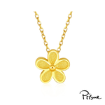 【Prisme Gold】黃金項鍊 花朵 鍊墜項鍊 (金重：約0.02錢±0.01), , large