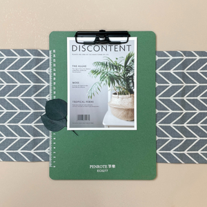 Multi-Functional A4 Wooden Clip Board &ndash; Green Tea