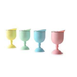 【美國 little.b】316不鏽鋼餐具系列｜316雙層不鏽鋼三用學飲杯 多色可選