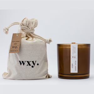【英國 wxy】Amber 蠟燭(L)-絲絨木 & 琥珀/350g