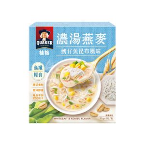 Quaker Savory Oatmeal-Whitebait  Kombu,  Quaker Savory Oatmeal-Whitebait  Kombu