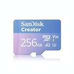 【SanDisk】 Creator 256G UHS-I U3 A2 V30 microSDXC 記憶卡, , large