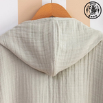 【SOLO Vintage】LCW Children's Poncho Hooded Bath Towel 100% Cotton Green Made in Turkey, , large