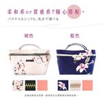 日本製【Passage Bois】百合 雙口袋大容量抗菌手提袋, , large
