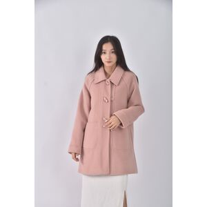 (M) 質感兩件式粉色外套二手衣