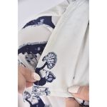 (S) eyescream質感圖紋白色短袖上衣二手衣, , large