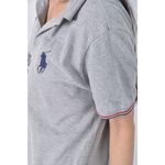 (M) 【國泰航空永續合作】polo ralph lauren質感棉質純棉灰色短袖上衣二手衣, , large