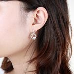 【Angel & Me】櫻花 葉 枝藤 s925 純銀 耳環 耳夾 情人節 禮物, , large
