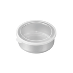 ECHO 4.5 Round Shallow Stainless Steel Food Storage Container, , large