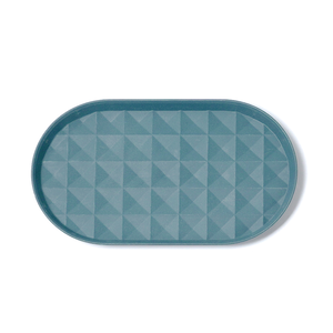 re-ing Bamboo Fiber Plates-3Piece Long plates-Teal