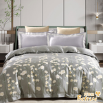 【Betrise】 Simple Blue | C Energy Series 300-Thread 100% Pure Tencel™ Light-Quenched Graphene Quilt/Double-Use Quilt Cover (182 x 212 cm), , large