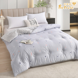 【Betrise】Ideal city | Graphene Thermal Storage Antibacterial Tencel Skin Friendly Velvet Washable Warm Winter Quilt 180x210CM-Upgraded Thickened Version 3kg
