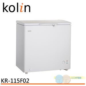 KOLIN 歌林 155L臥式 冷藏櫃 冷凍櫃 二用冰櫃 KR-115F02-W