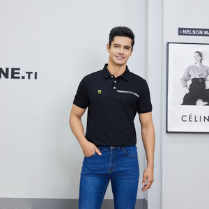 【FALALI】短袖冰感POLO衫-男(黑02)