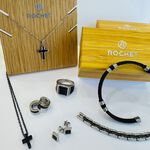 【快速出貨】法國 ROCHET CABESTAN系列 鋼索手環-黑 HBJ2381, , large