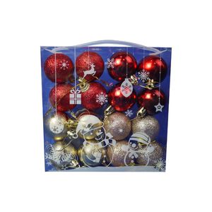 12 pcs of 40MM red gold balls