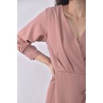 (S) air space lady質感V領粉色洋裝二手衣, , large