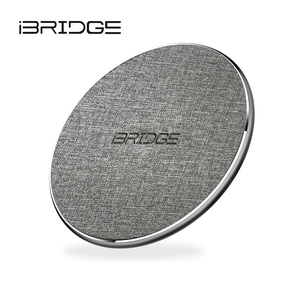 iBRIDGE 10W+蘋果7.5W快充Qi標準無線充電板-深灰