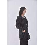 (S) candy條紋黑色洋裝二手衣, , large