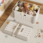 【AOTTO】多功能拆卸隔板折疊收納籃(AL-013), , large