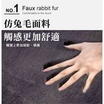 【格藍傢飾】布雷克仿兔毛超柔地毯 AIRFit氧活力 客廳茶几毯地墊臥室房間, , large