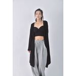 (F) 【安于晴Charlene私服】roco roco質感黑色罩衫二手衣, , large