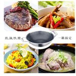 PERFECT 理想牌 鈦晶蜂巢式不沾平底鍋316不鏽鋼八層複合金附蓋 30cm-Leidea樂德兒, , large