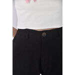 (4XL（含）以上) good logo高腰丹寧牛仔質感素面黑色長褲二手衣, , large