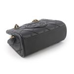 TORY BURCH Fleming 納帕皮革手提/斜背迷你二用托特包/黑色, , large