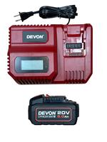 WIN五金 大有DEVON 4英吋 <2908-Li-20-100Q+5.0電池套組> 砂輪機 TS認證 細柄砂輪機 研磨機 切斷機 切割機, , large