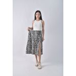 (2XL) shein條紋黑色長裙二手衣, , large