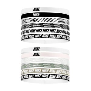 NIKE FLEX CLASSIC 頭帶 6PK PRINTED 運動頭帶 止汗髮帶 矽膠止滑 彈性 多選擇 白黑 粉綠