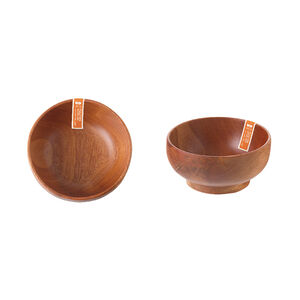 WOODEN RICE BOWL