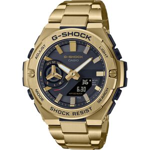 CASIO 卡西歐 G-SHOCK 太陽能電力藍芽 碳纖維核心防護構造手錶 GST-B500GD-9A