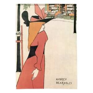 日本製【コスモ】長門簾《維多利亞世紀插畫-女人》