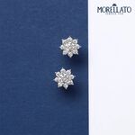 【MORELLATO】TESORI 925純銀典藏微花輕語耳環 SAIW187, , large