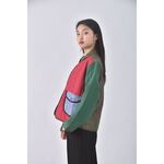 (S) 鳳凰質感撞色粉色外套二手衣, , large