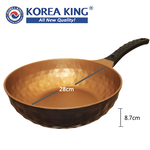 【Korea King】Diamond X Asian Wok 28cm , , large
