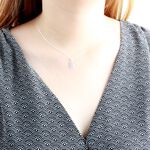 【Angel & Me】Laurel leaf s925 sterling silver necklace Birthday gift, , large