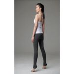 YOGA FLOW Lala Pants - 長版修身踩腳褲 - 深灰紋 Dark Crey, , large