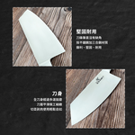 【金永利鋼刀】電木系列尖水果刀15cm(E3)+LMG錘紋不沾雪平鍋/附蓋 22cm, , large