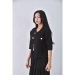 (S) moma質感黑色外套二手衣, , large