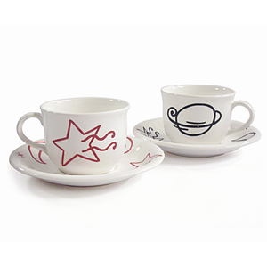[豐名日本餐具] 咖啡對杯組 TWINKLE / C00CS2-1