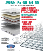 【文創集】抗菌乳膠一線鋼彈簧床墊-6尺雙人加大, , large