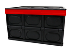 Set of 2 Multi-Functional Foldable Storage Box 52L – Black, , large