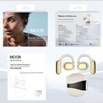 【魔耳】MOOR OpenWave開放式藍牙耳機(晨光米), , large