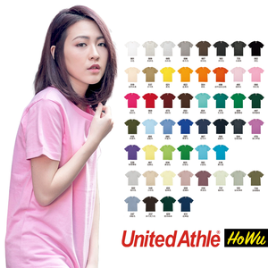 【United Athle】Japanese premium soft cotton 5.6oz adult short-sleeved T-shirt (5001-01) | Howu Mall (UA solid color T-shirt)