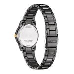 CITIZEN 星辰 光動能簡約女錶-黑 EW2316-79E, , large